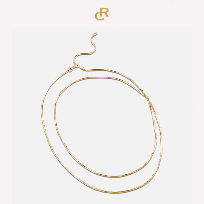 Whispers Chain Golden Necklace