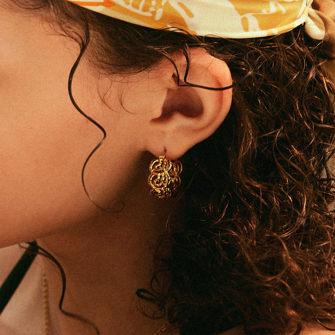 Mono Spiral Earring