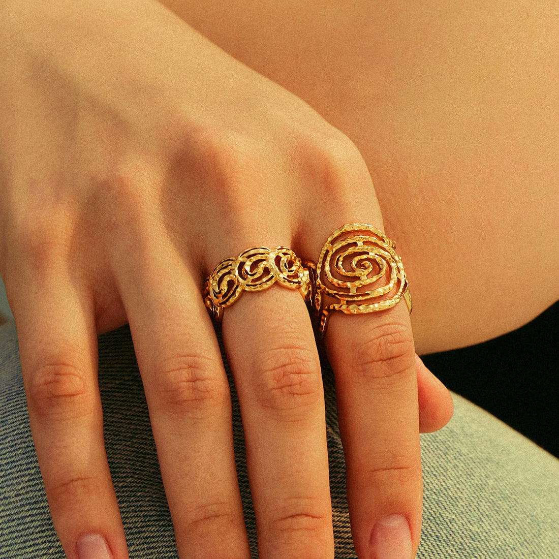 Mono Spiral Small Ring