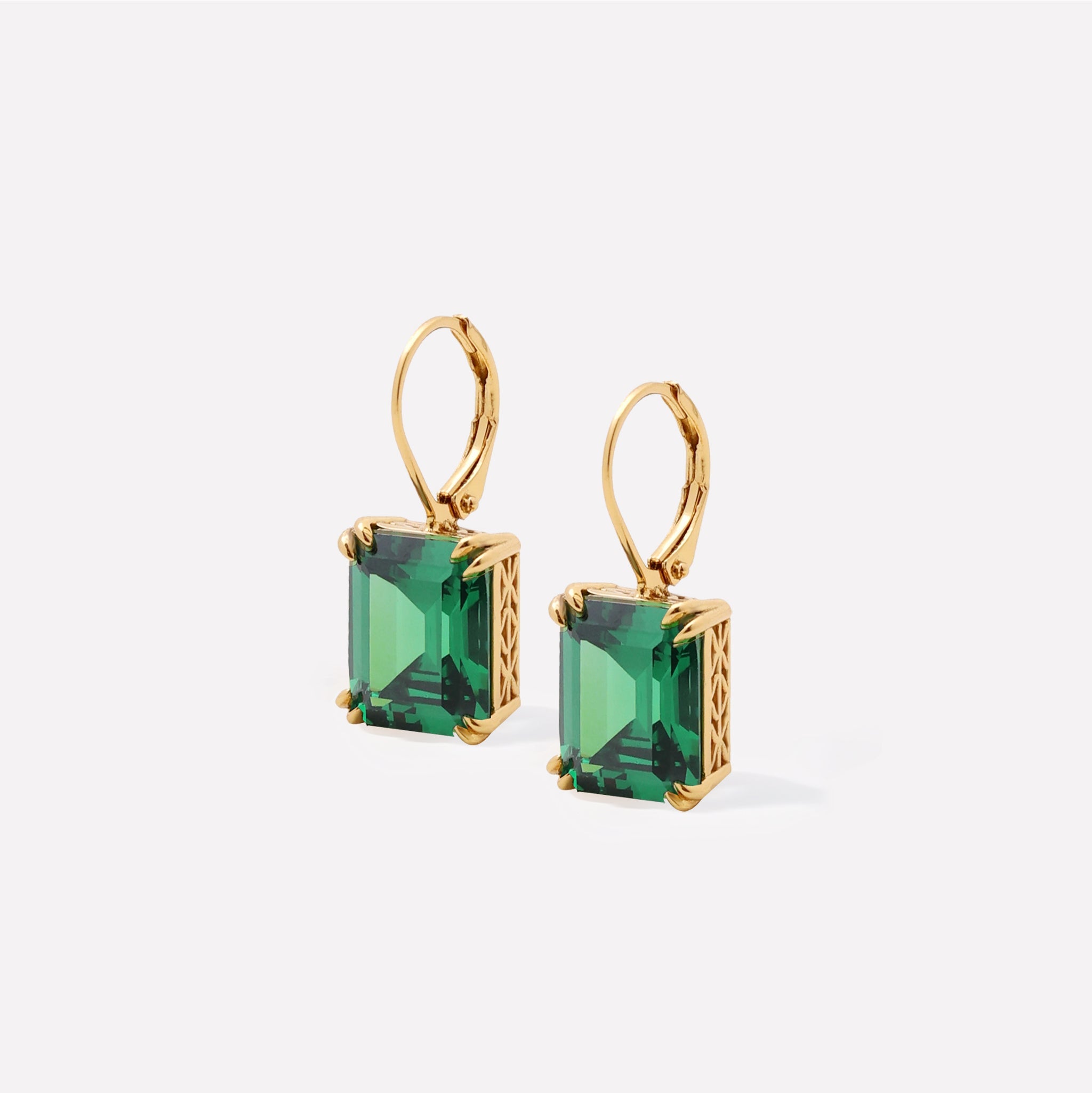 Lime Glow Earrings