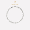 Leopard Shell Pearl Necklace - White