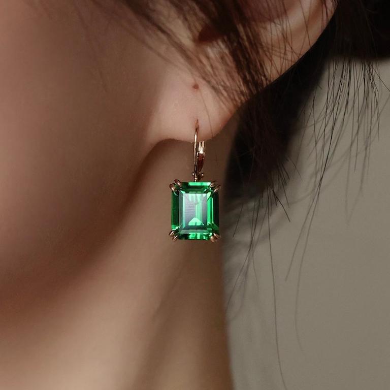 Lime Glow Earrings