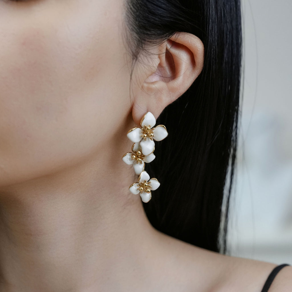 Iris Blossom Earrings