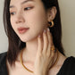 Gold Minimalist Hoop Earrings