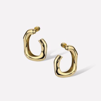 Root Hoop Earrings