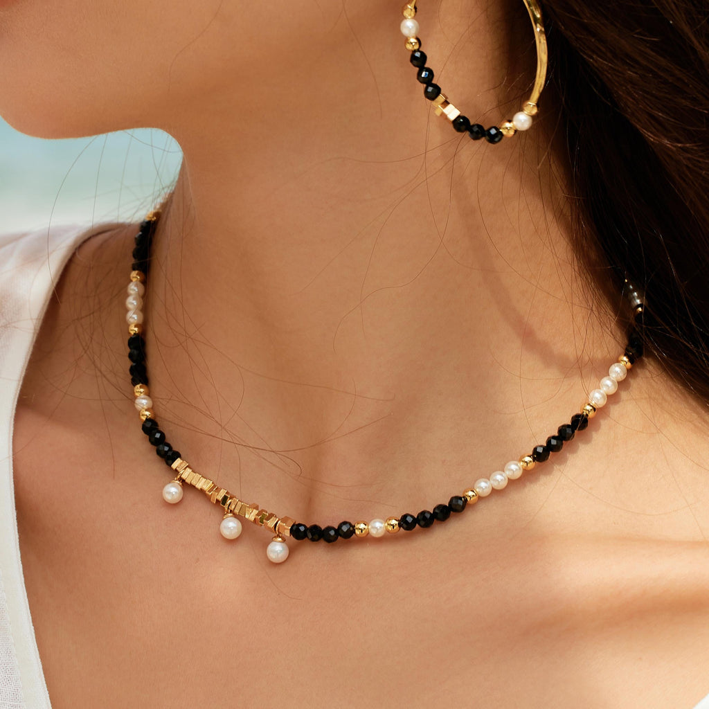 Poseidon Black Necklace
