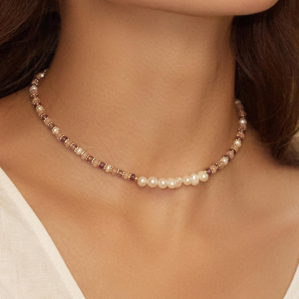 Thetis Purple Necklace
