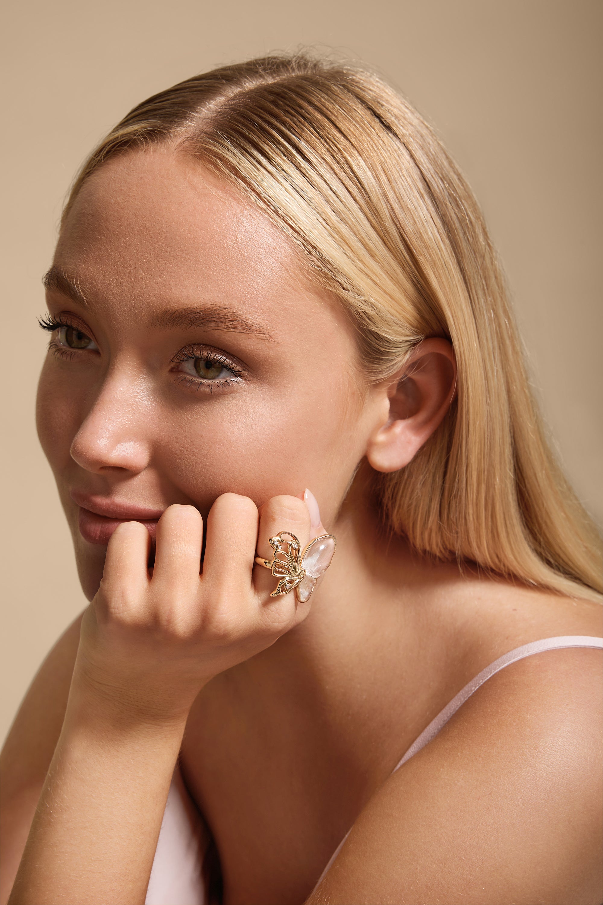 Butterfly Serenade Ring -  Adjustable