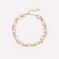 Roman Arc Golden Necklace