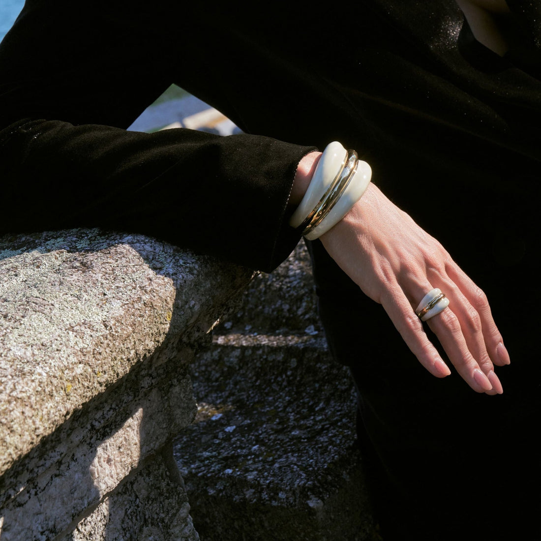 Ostuni White Rings