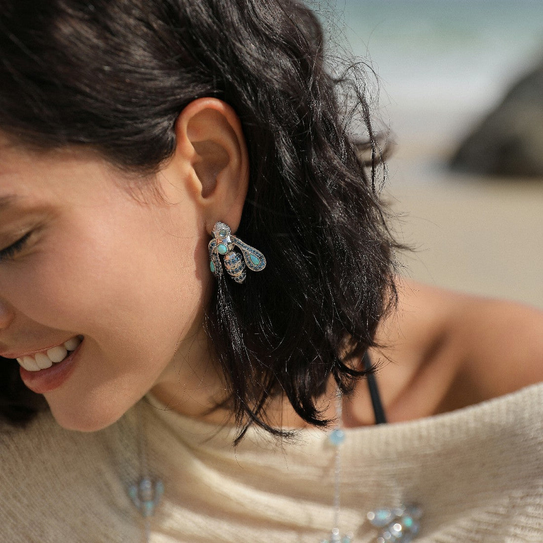 Honey Bee Earrings