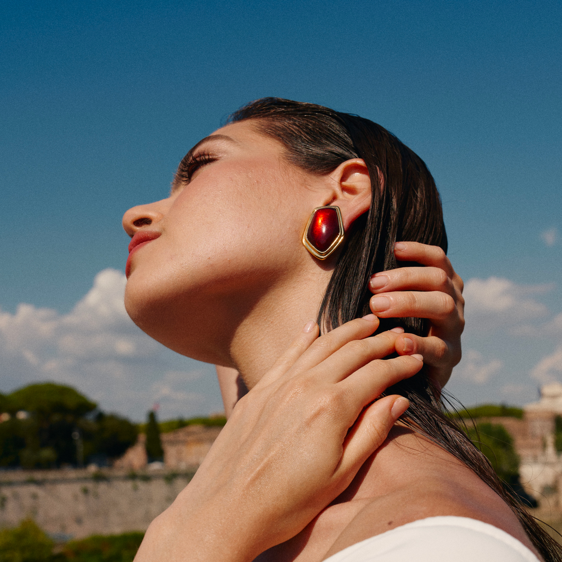 Rome Velvet Ear Clip