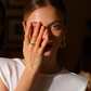 White Uraeus Ring