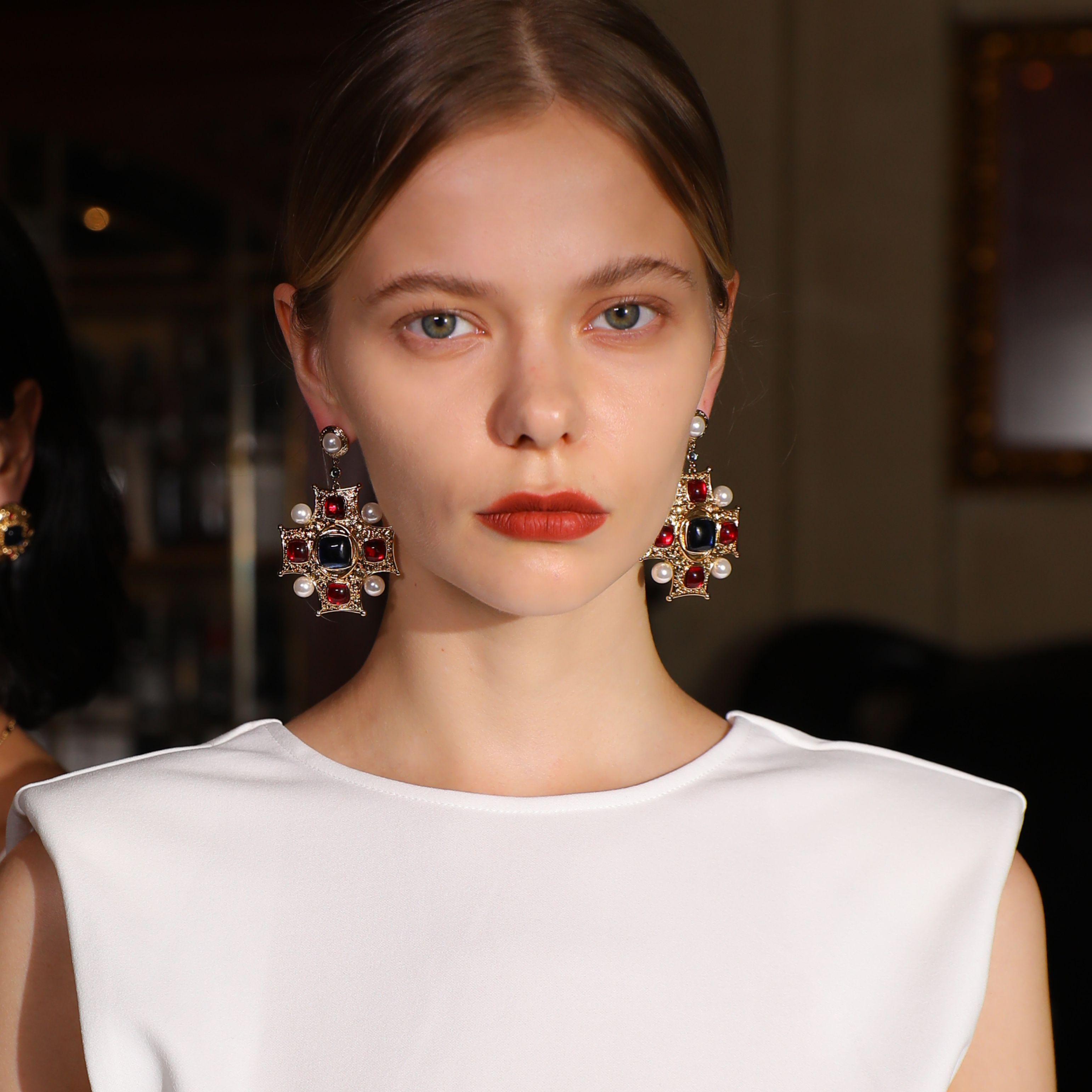 Byzantine King Earrings