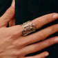 Roman Arc Silver Ring