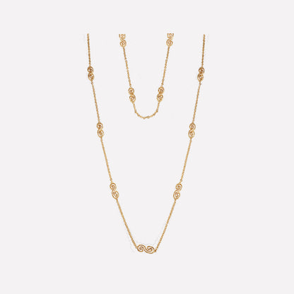 Eternal Spiral Chain Necklace