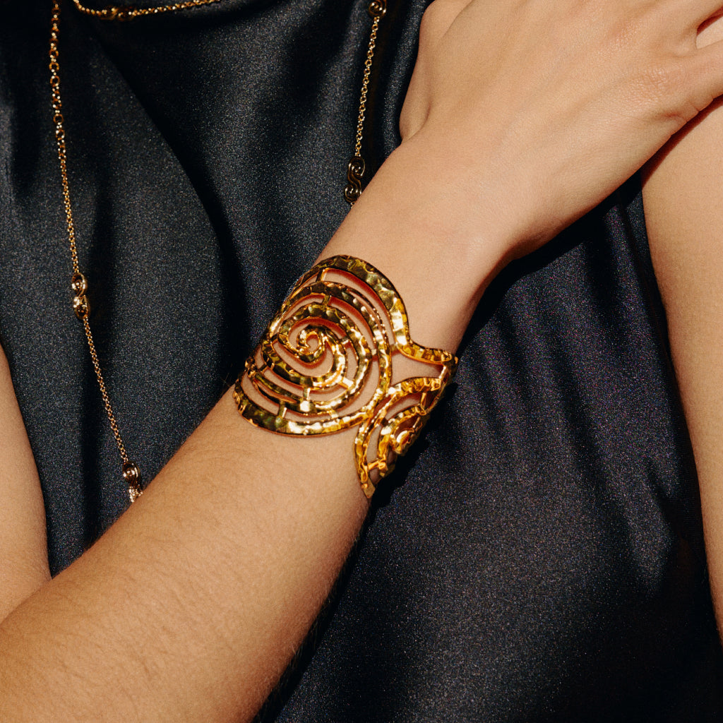 Mono Spiral Cuff - Adjustable