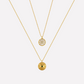 Compass Layered Necklace Set