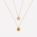 Compass Layered Necklace Set