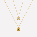 Compass Layered Necklace Set