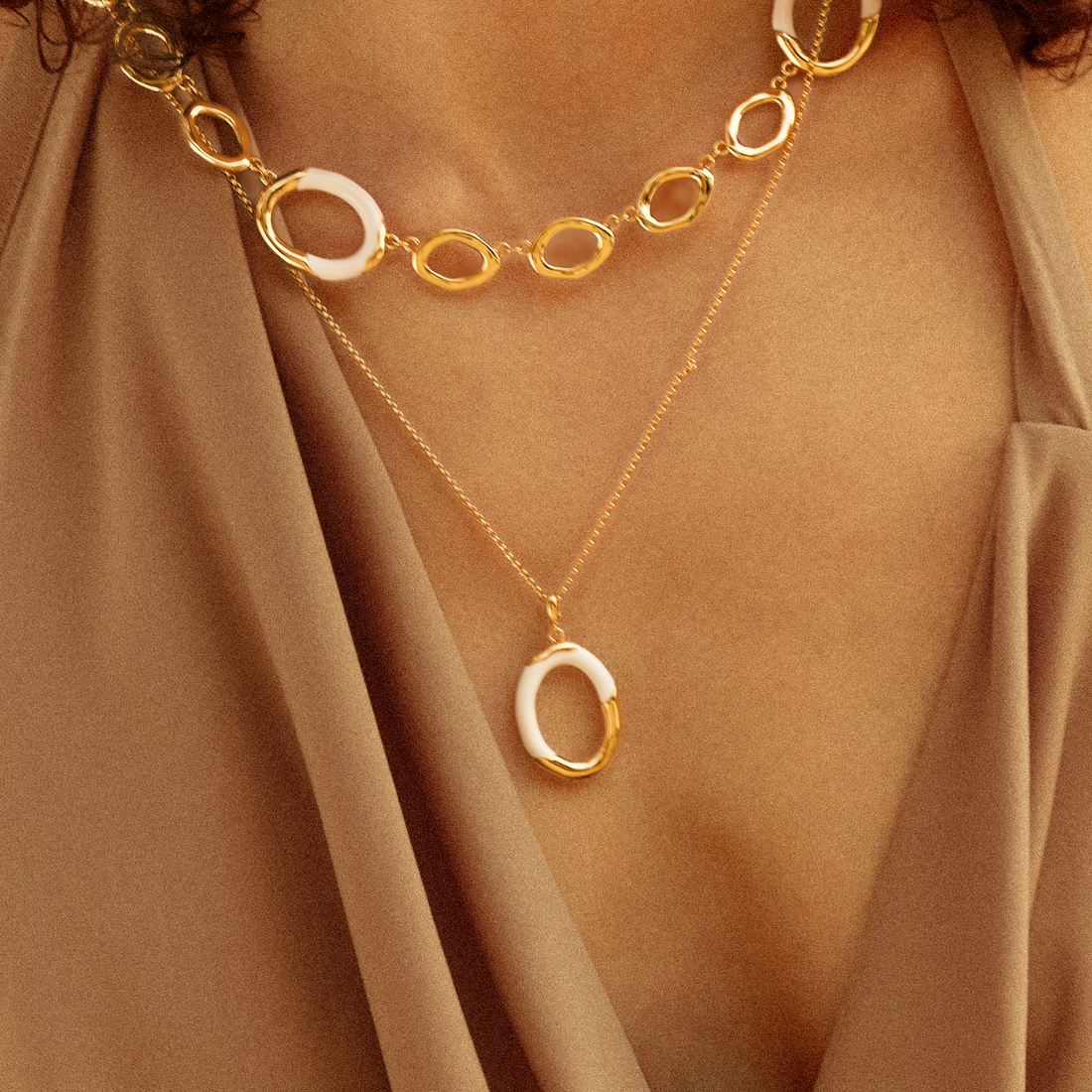 Time Ripples Pendant Necklace