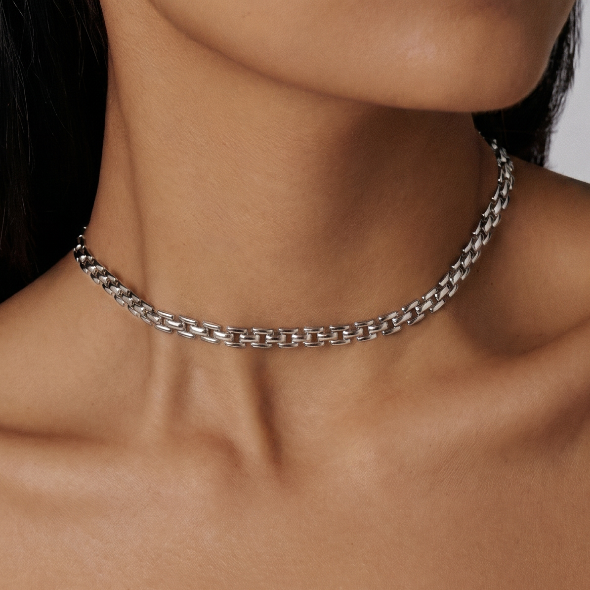 Rome Chain Necklace - Silver