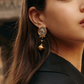 Globus Cruciger Coin Earrings