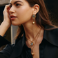 Globus Cruciger Coin Earrings