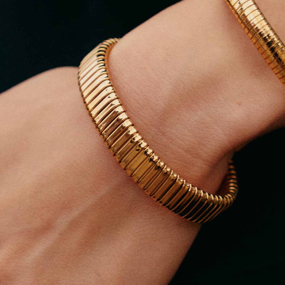 Wide Gladiator Minimalist Bracelet