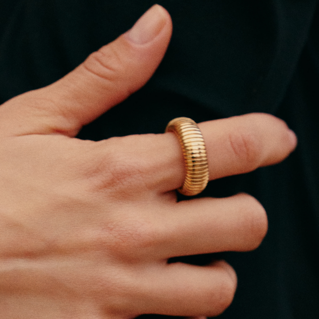 Gladiator Minimalist Ring - Adjustable