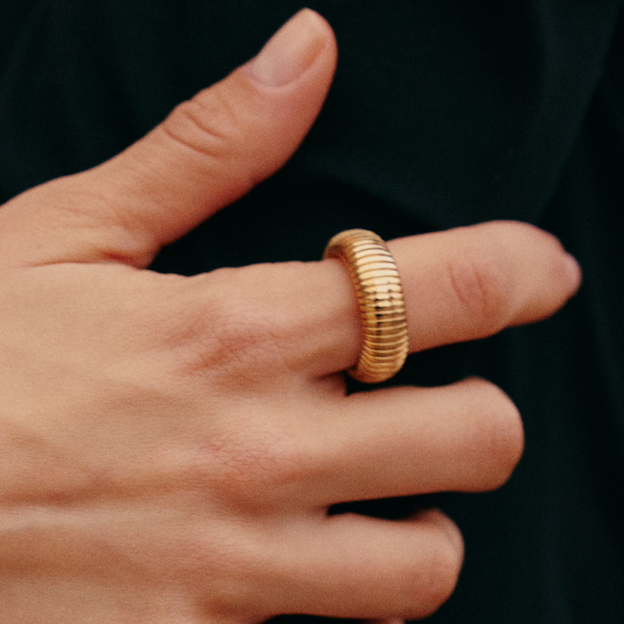 Gladiator Minimalist Ring - Adjustable