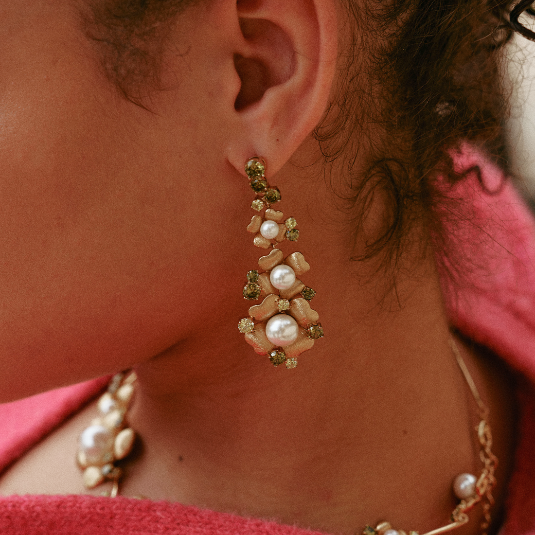 Garden Blossom Drop Earrings