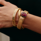 Wide Gladiator Minimalist Bracelet
