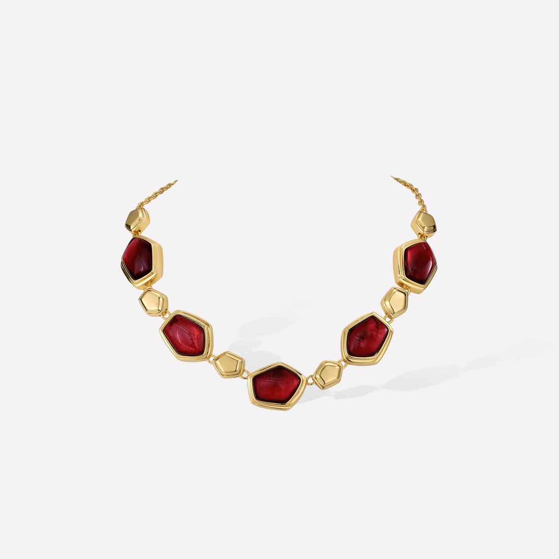 Red Velvet Necklace