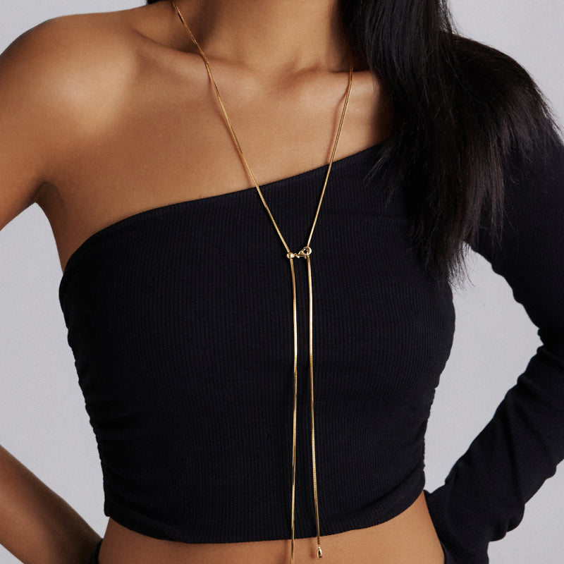 Whispers Chain Golden Necklace