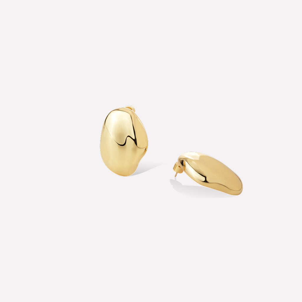 Lumina Orbit Earrings - Gold