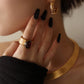Gold Minimalist Hoop Earrings