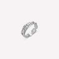 Rome Chain Rings - Silver