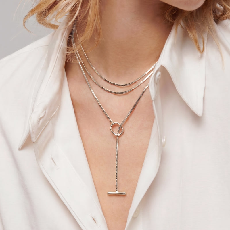 Whispers Vine Silver Necklace