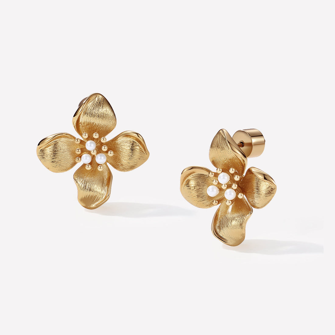 Large Blossom Stud Earrings