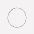 Roman Dusk Silver Tennis Necklace