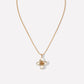 Iris Blossom Pendant Neckalce