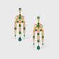 Byzantine Empire Green Earrings
