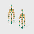 Byzantine Empire Green Earrings