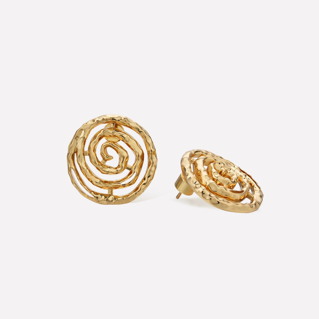 Eternal Spiral Sun Earring