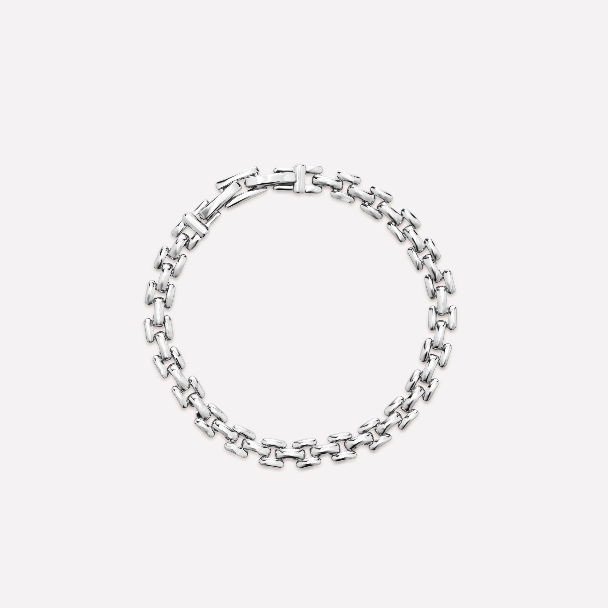 Rome Chain Silver Bracelet